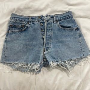 Vintage Levi denim shorts